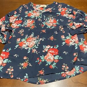 Flowery Shirt Size Large